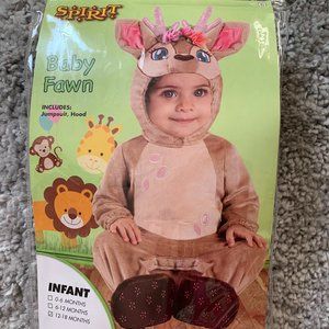 Baby Girls Fawn Deer Woodland Forest Fairy Halloween Costume Infant 12-18months